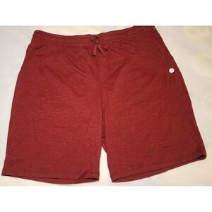 G Gradual Women's XXL Burgandy Bermuda Shorts Jersey Deep Pockets 7" Athletic